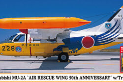 Hasegawa Mitsubishi MU-2 A – Air Rescue Wing 50th Anniversary with Tractor