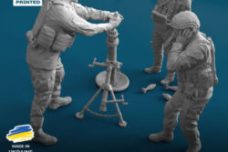 Spalah 10935 Ukranian Mortar Crew With A 82mm KBA-48M Mortar