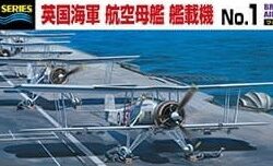 Aoshima 05942 British Carrier-borne Aircraft No.1 (8 x Swordfish)