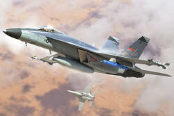 Hobby Boss 85818 Boeing F/A-18 E Super Hornet (VFC-12)
