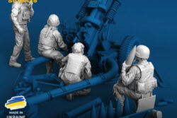 Spalah 28435 Ukrainian Artillery Crew of Howitzer M119A2 (4 Figures / 3D-Printed)