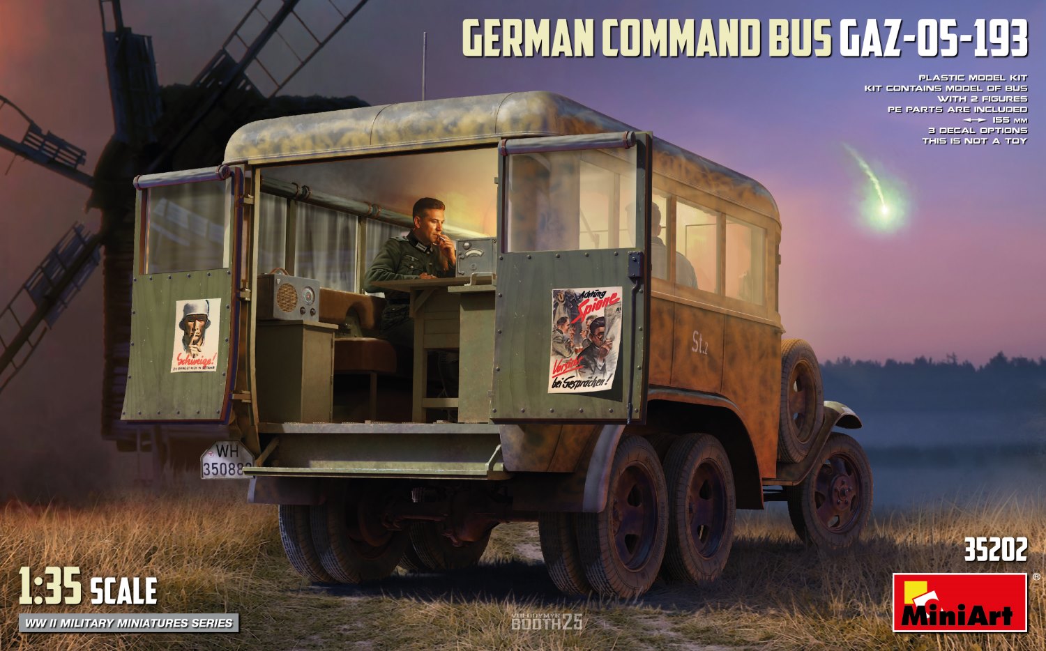 Miniart 35202 German Command Bus GAZ-05-193"