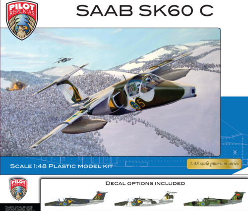Pilot Replicas 48A008 Saab SK60 C