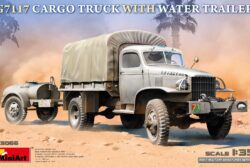 Miniart 53066 G7117 Cargo Truck with Water Trailer
