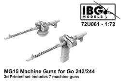 IBG 72U061 Gotha Go-242 A-1 / Go-244 – MG15 Machine Guns (3D-Printed / for IBG Models kits)