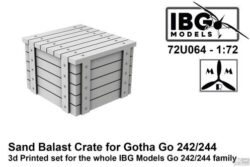 BG 72U064 Sand Balast Crate For Gotha Go 242/244
