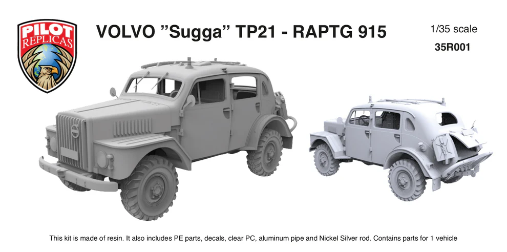Pilot Replicas 35R001 Volvo Sugga TP21 / Raptgb 915 (1:35) - Afbeelding 4