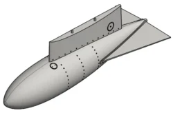Pilot Replicas 48R017 SAAB J29 Tunnan Drop Tank “Type 1” met vinnen (Per paar)