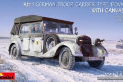 MiniArt 53003 Kfz.1 German Troop Carrier Type 170VK with Canvas