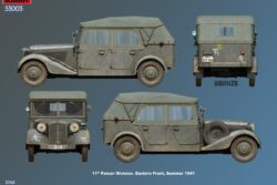 MiniArt 53003 Kfz.1 German Troop Carrier Type 170VK with Canvas