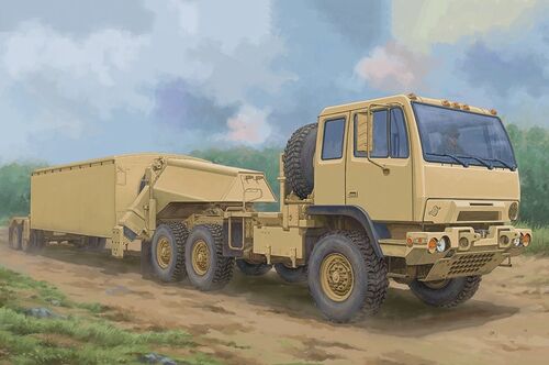 Trumpeter 01098 M1088 FMTV Tractor with AN/TPY-2 X Band Radar