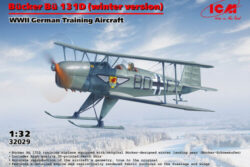 ICM 32029 Bucker Bu 131D (Winter Version) – German WWII Training Aircraft