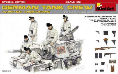MiniArt 35249 - German Tank Crew (Winter Uniforms) - Special Edition (1:35)