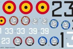 Exotic Decals ED48015 Belgian Hurricanes