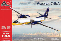 A&A Models 44106 – Fokker C-31A “Golden Knights” 1/144
