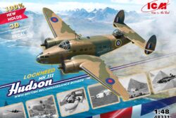ICM 48331 – Lockheed Hudson Mk.III British WWII Reconnaissance Bomber 1/48