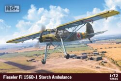 IBG Models 72595 – Fieseler Fi 156D-1 Storch Ambulance – 1/72 – PRE-ORDER
